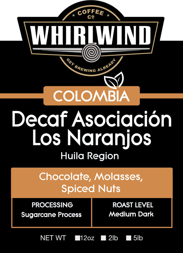 Decaf Colombia Asociacion Los Naranjos