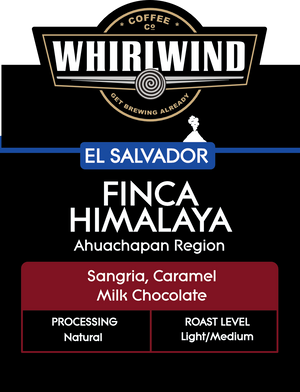 El Salvador Finca Himalaya with sangria, chocolate flavor