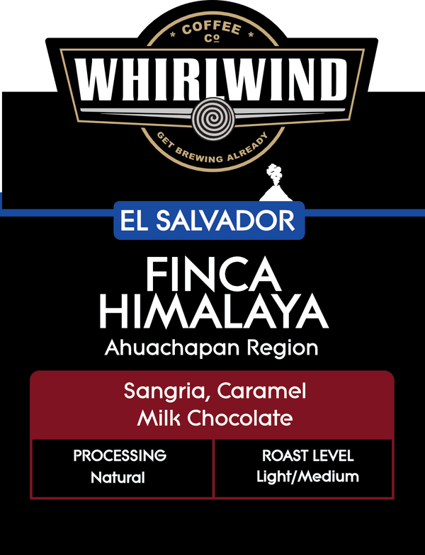 El Salvador Finca Himalaya with sangria, chocolate flavor