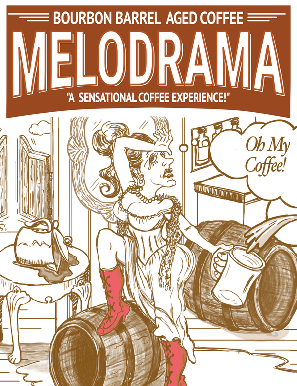 Melodrama Bourbon Barrel Aged Coffee (POS)