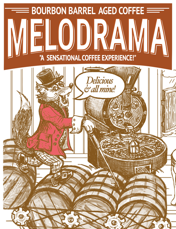 Melodrama Bourbon Barrel Aged Coffee (POS)