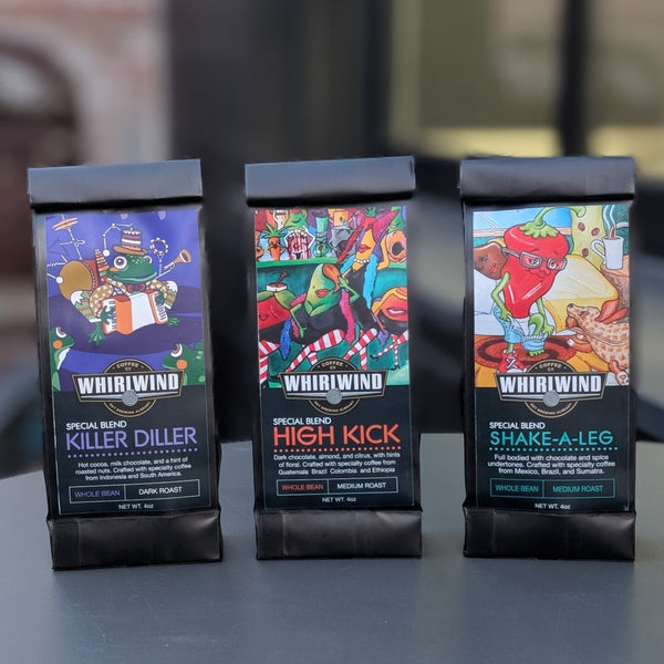 Sample coffee blends